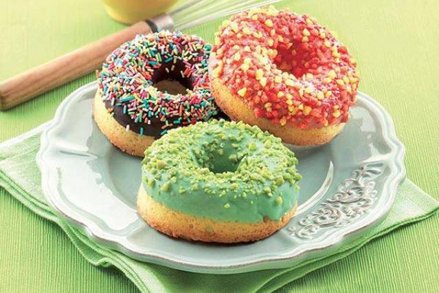 Stampo Ciambelle In Silicone 3 Pezzi - Con Sac à Poche E Forme Cuore, Fiore, Cerchio - Foto 7